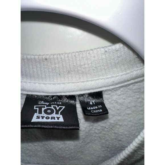 Toddler Boys' Disney Toy Story Fleece Sweatshirt - Off-White 4T - Picture 3 of 5